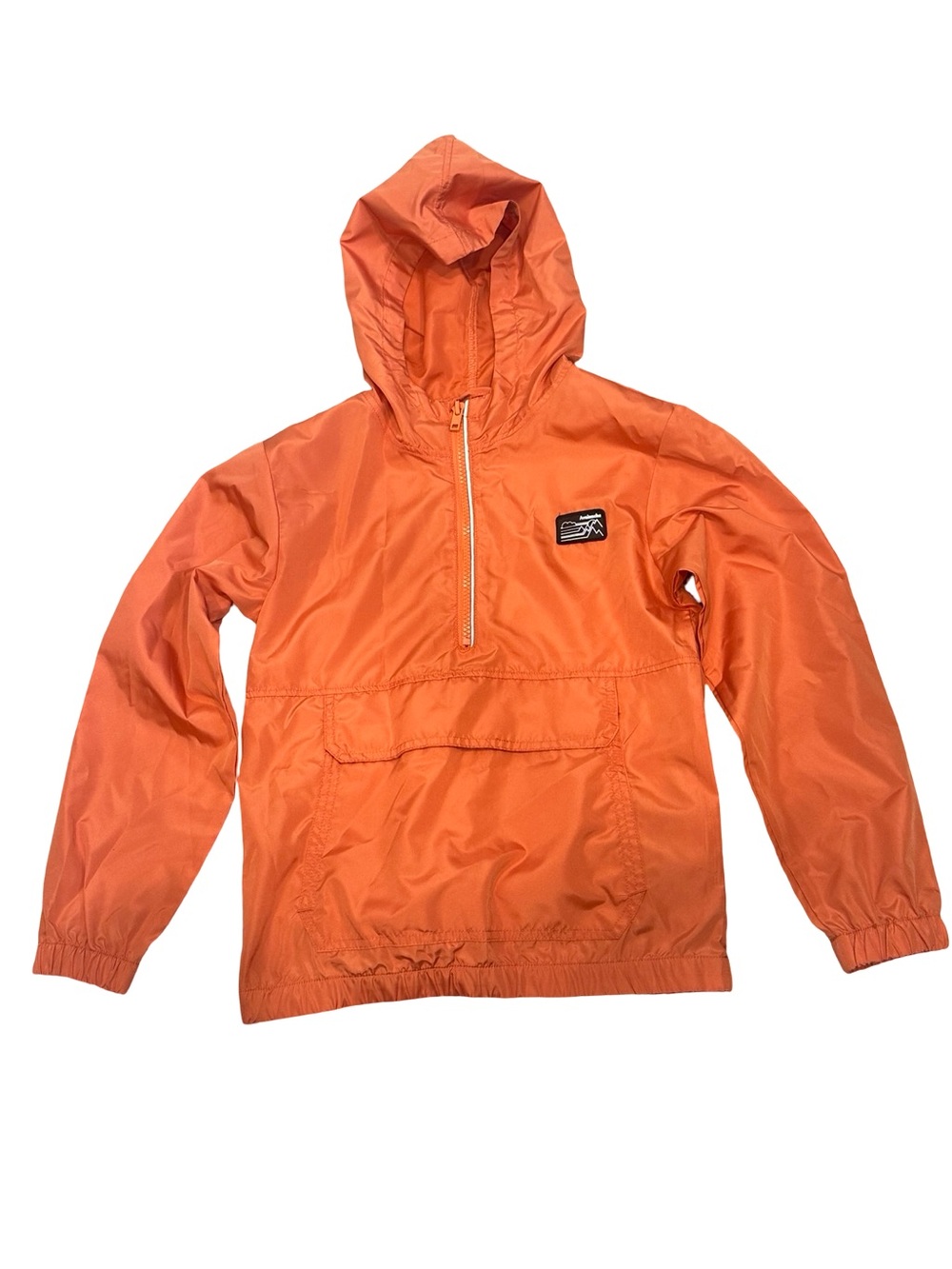 EUC Avalanche Kids Size 7/8 Hooded Anorak Jacket - Orange